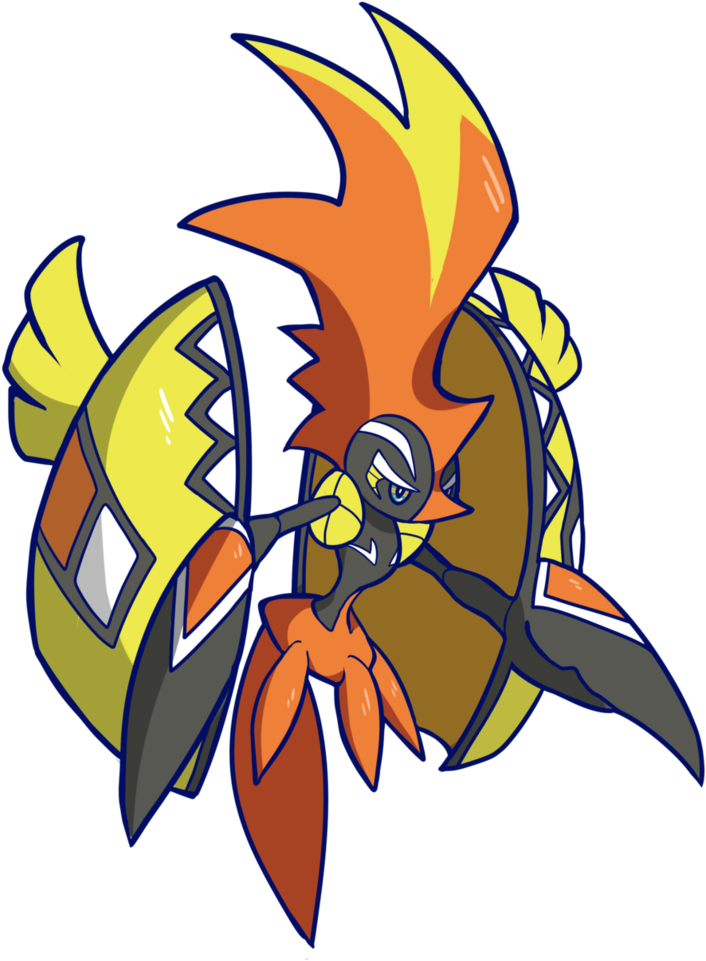 28 Collection Of Tapu Koko Drawing - Tapu Koko Easy Drawing (1024x1229)