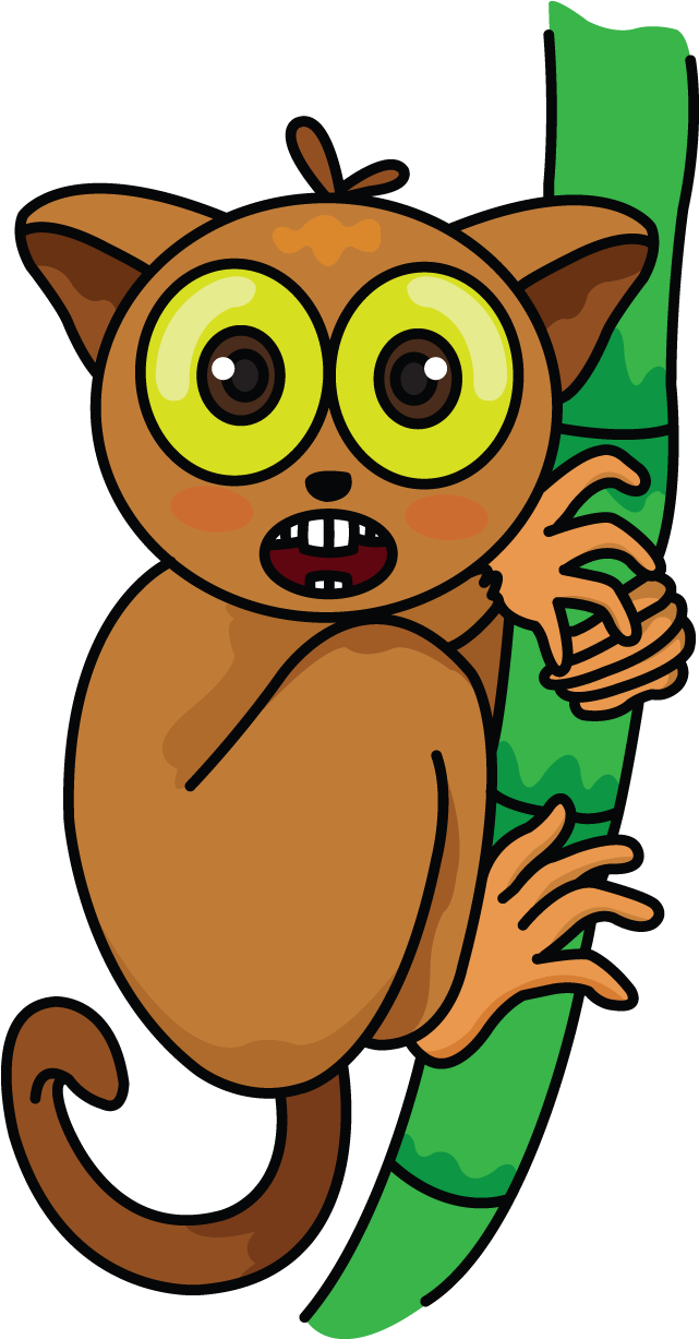 Tarsier Drawing Tutorial Http - Cartoon Pictures Of Tarsier (720x1280)