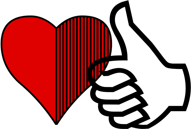 The Ideal Blood Pressure - Thumbs Up Down Png (825x599)