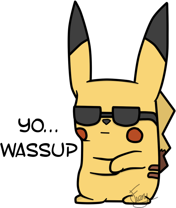 Drawing Of Pikachu V2 By Redepiccrew - Pikachu Dj Gif Transparent (668x777)