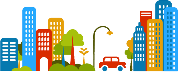 City Clipart - City Vector Icons (600x249)