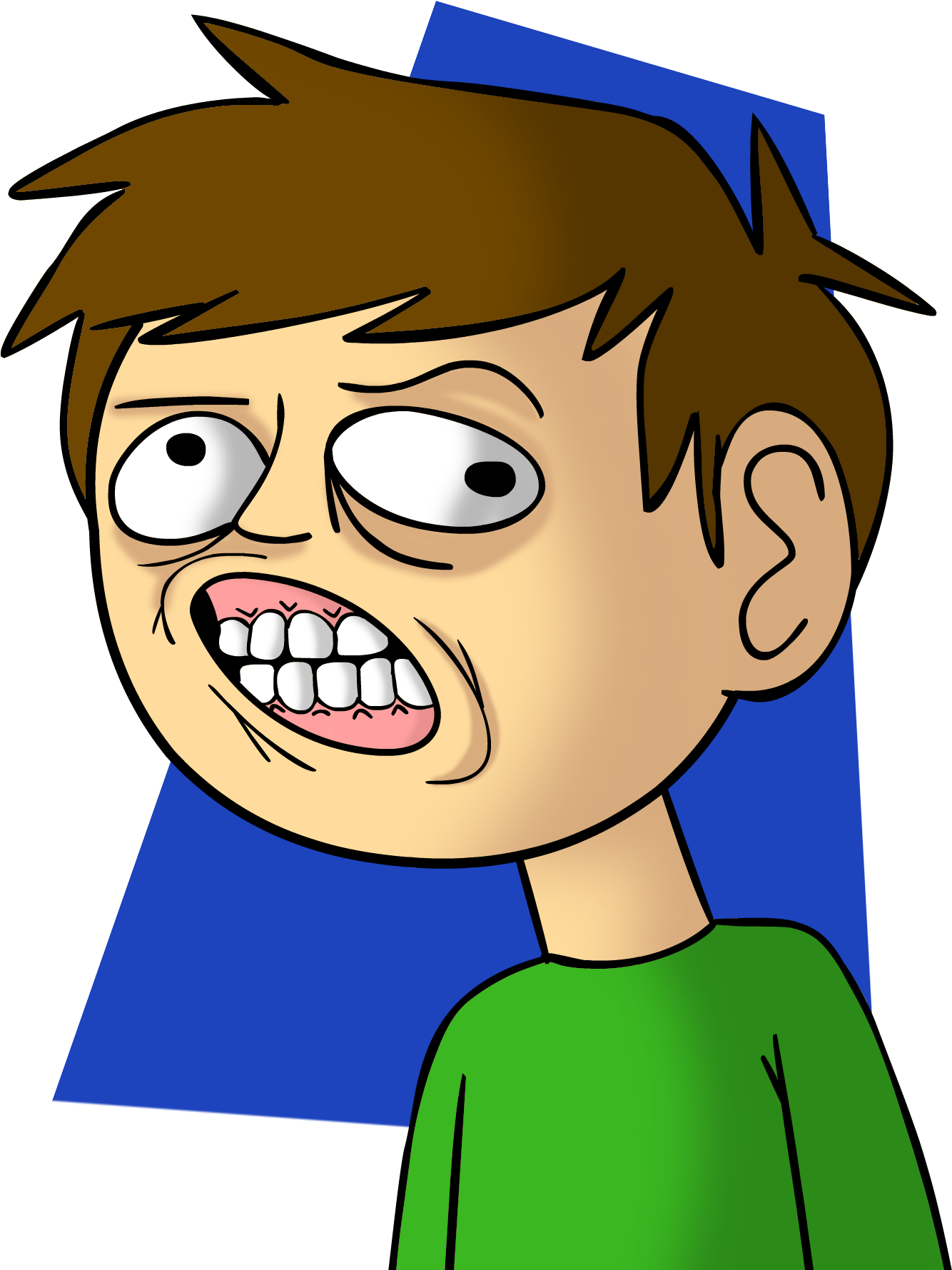 Weird Person Clipart - Cartoon (1500x1800)