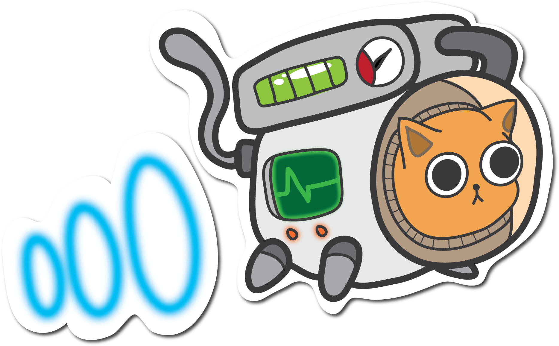 Space Cat By D34thmonk3y On - Space Cat Png (1962x1233)