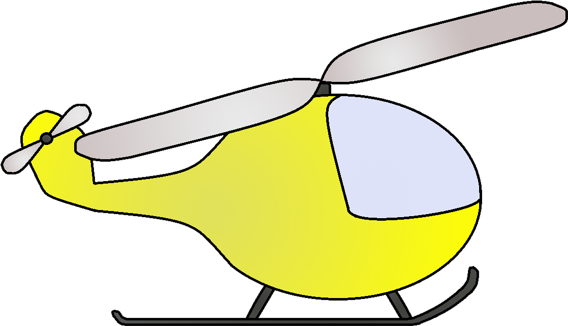 Graphics - Yellow Helicopter Clipart Png (1132x672)