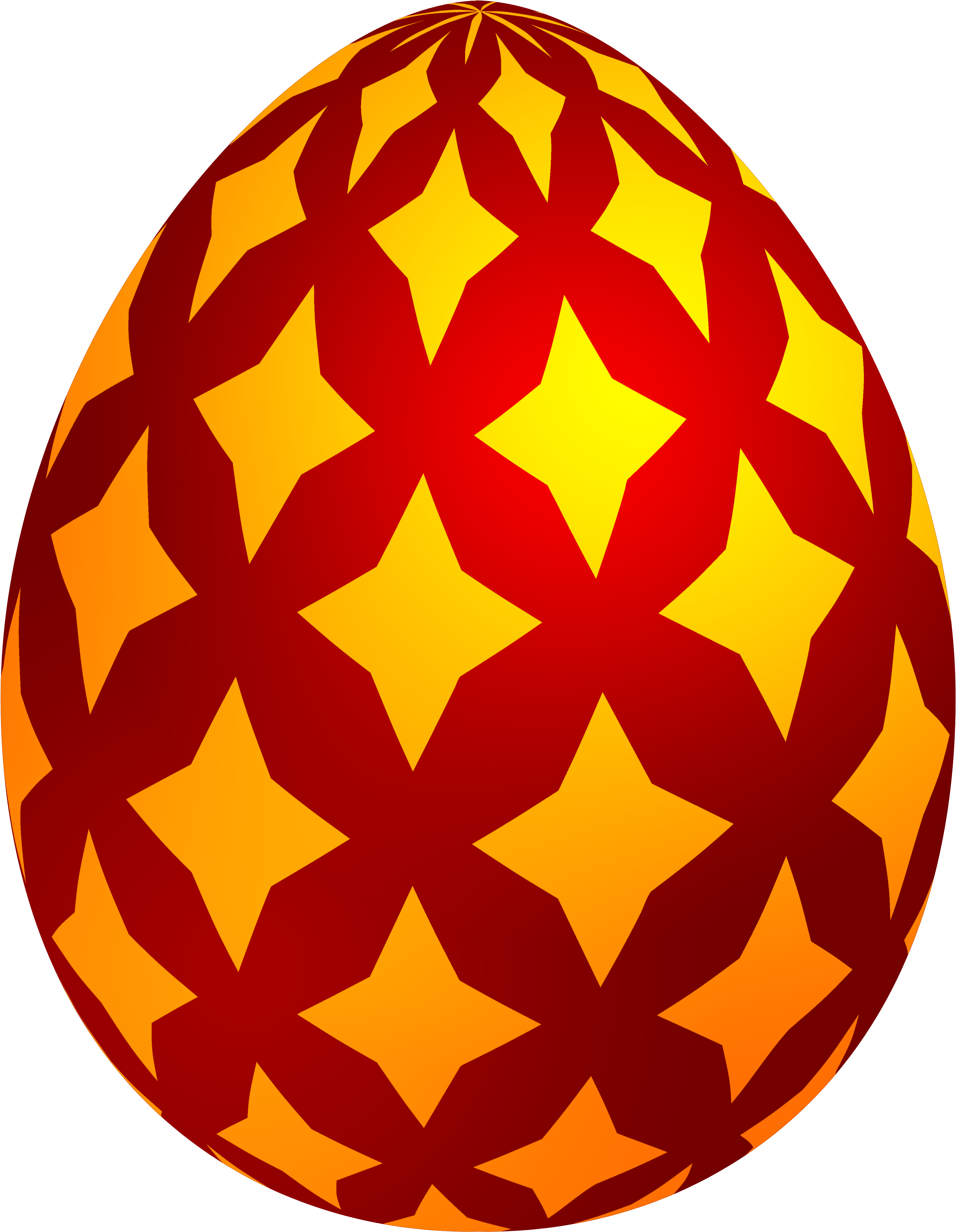 Easter Decorative Egg Png Clip Art - Tarnów (3879x5000)