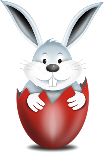 Easter Bunny Png Free Download Png Mart - Easter Egg Rabbit Png (512x512)