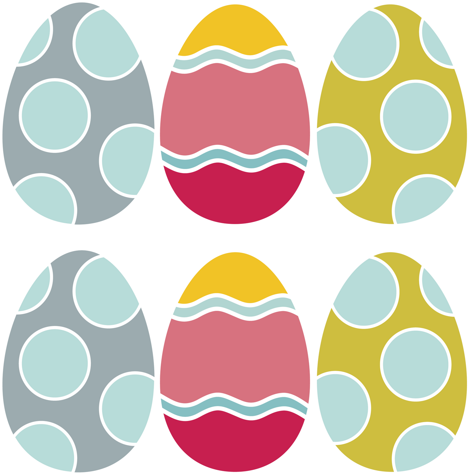 Easter Egg Template Free - Easter (1584x1600)