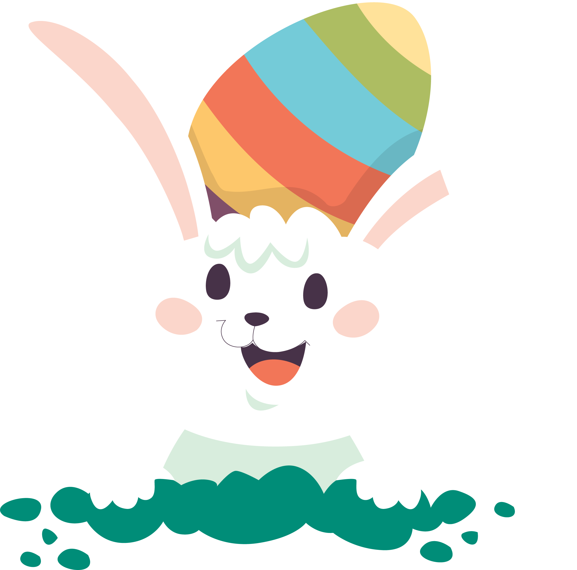 Rabbit Png Transparent Free Images Png Only - Nothing Is Cuter Than The Easter Bunny: Easter Gift (2257x2230)