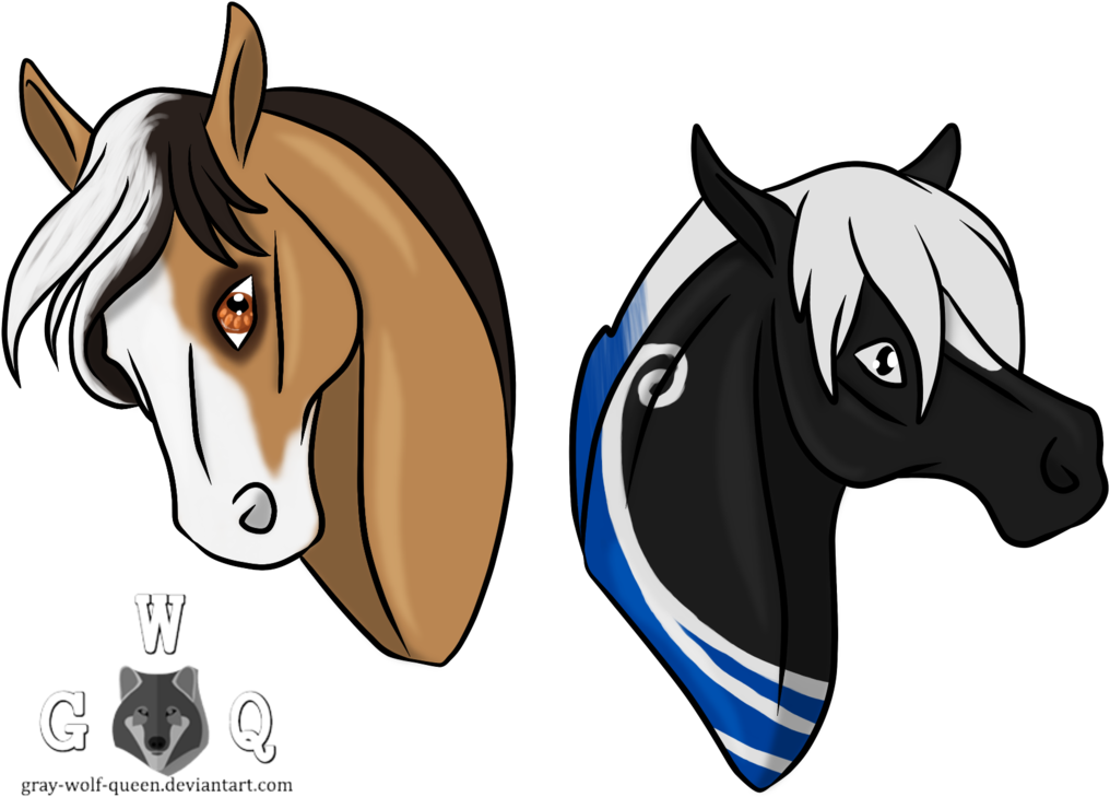 Desert Storm And Estel By Little Ferret Art - Mane (1064x751)