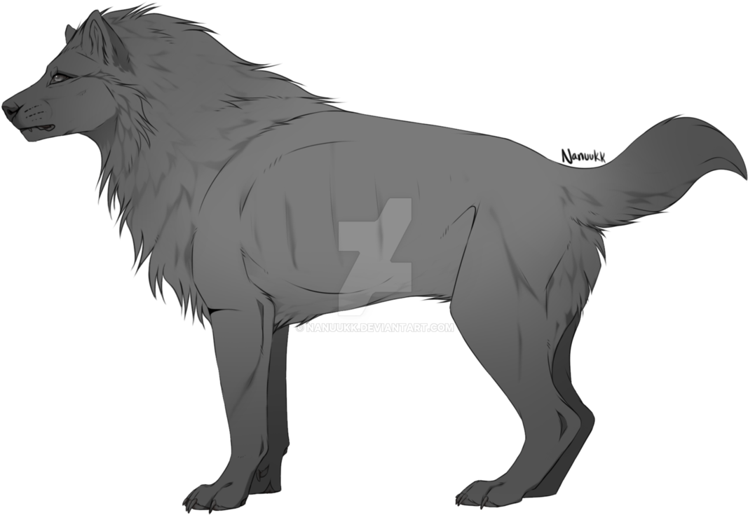 P2u Wolf Base/colour-ins/tack By Nanuukk - Tokota Wolf Base (1078x741)