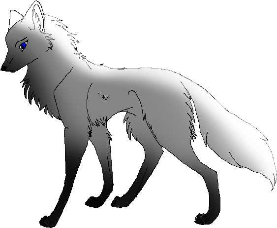 My Wolf Oc - Cat Yawns (600x482)