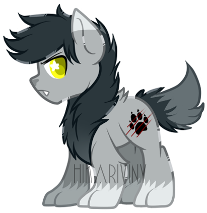Chibi Soul Wolf By Hikariviny - Chibi (429x445)