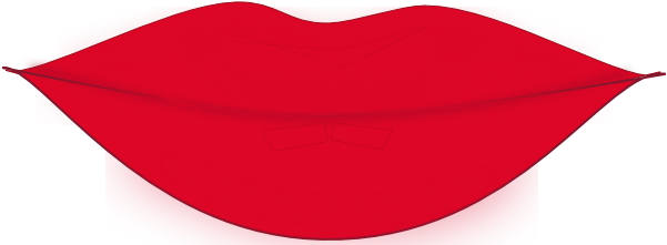 Lips Brand Red Clip Art At Clipart Library - Heart (600x271)