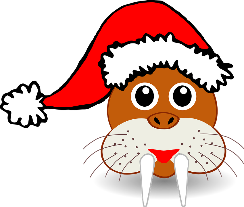 Cartoon Santa Face 26, - Santa Claus Funny Hat (849x720)