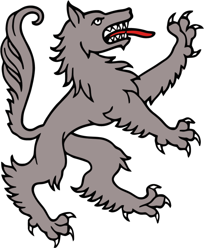 Beneath The Gold - Coat Of Arms Wolf (750x874)