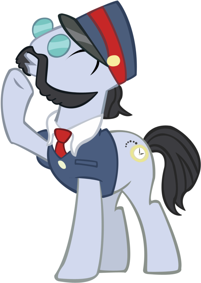 Images For Cartoon Train Conductor - My Little Pony Conductor (1280x1280)