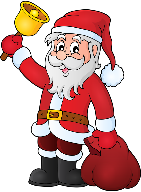 Pere Noel,santa, Christmas - Illustration (590x800)