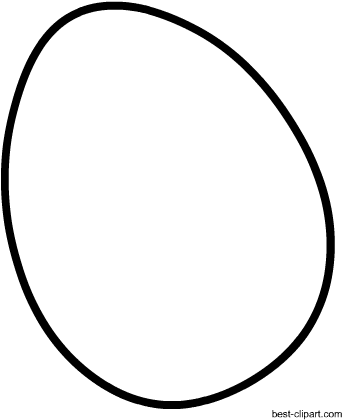 Black And White Egg Clip Art - Perc Trax (450x450)