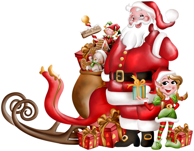 Imágenes Variadas De Papa Noel - Noel Baba Geyikleri Png (642x500)