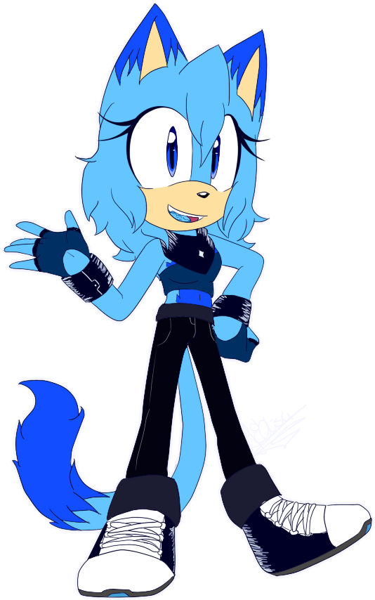 Blue Mammal Vertebrate Fictional Character Cartoon - Cartoon (690x900)