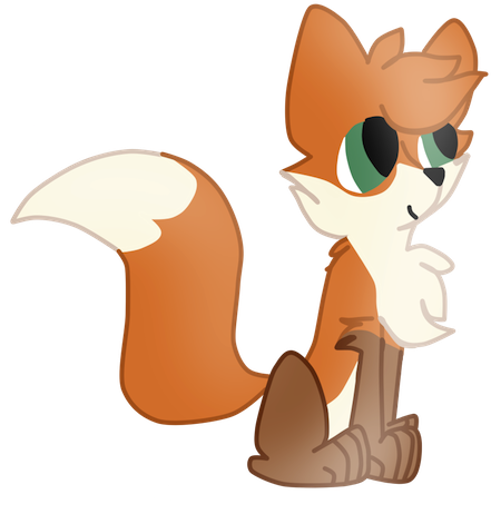 Fox For Xxpeacefulchoasxx's Animal Jam Collab By Roseyicywolf - Cartoon (500x474)