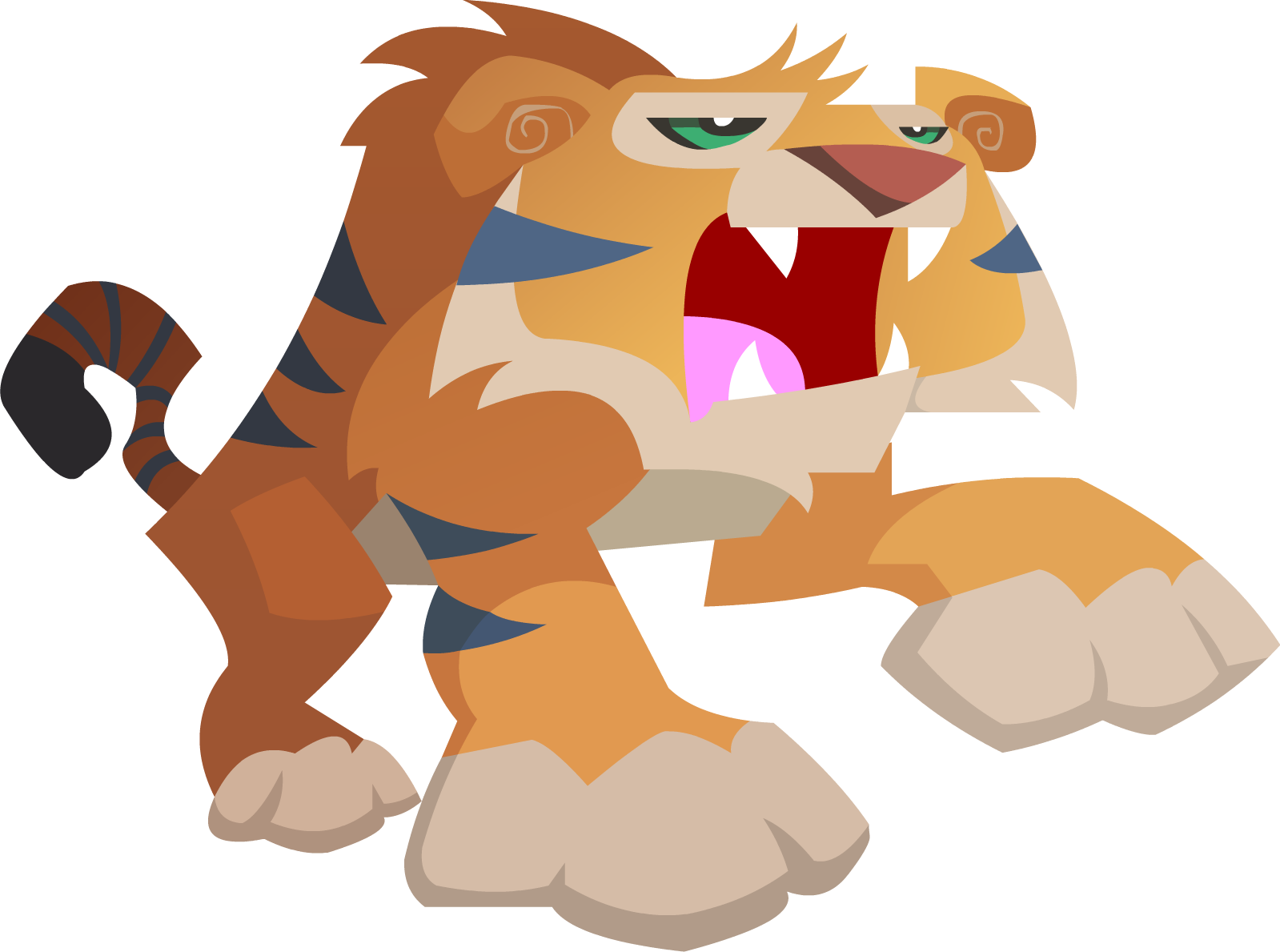 Shayla567 41 3 Animal Jam Tiger Vector By Shayla567 - Animals Background Out Animal Jam (1599x1189)