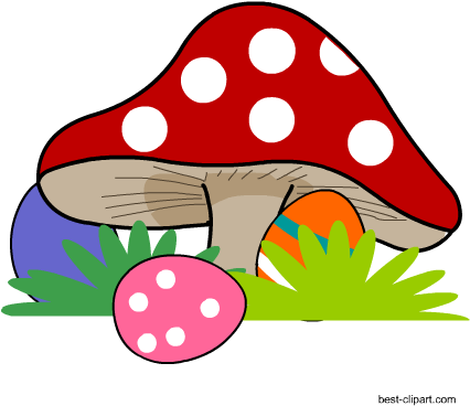 Easter Eggs Hidden In Grass Clip Art - Baby Shower (450x450)