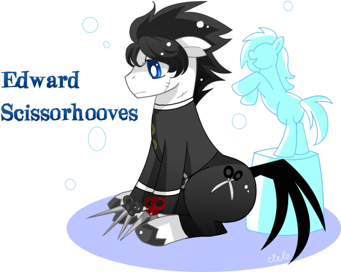 Edward Scissorhooves By Charmyamber - Horse (799x700)