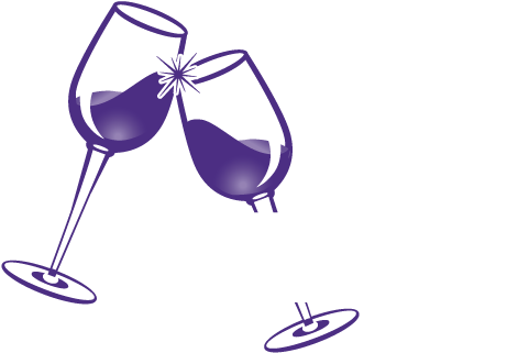 Burgundy Wine Glass Clip Art At Mzayat - Wine Glass Cheers Png (500x364)