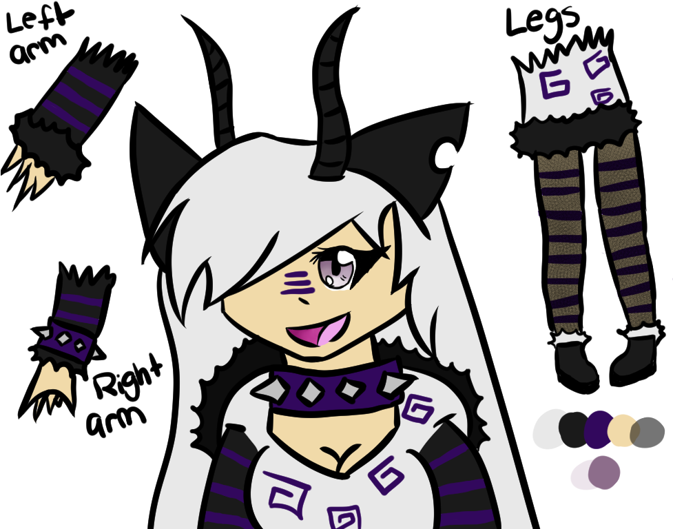 Animal Jam Iluvmyockluv Anthro Colored By Roxiewolf11 - Cartoon (1024x768)