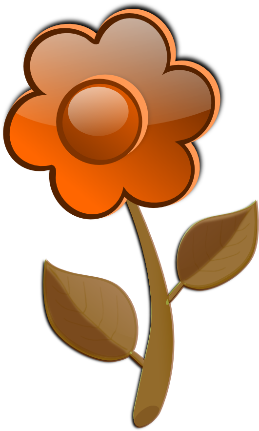 Free Flower A3 - Cartoon Pink Flower (555x932)