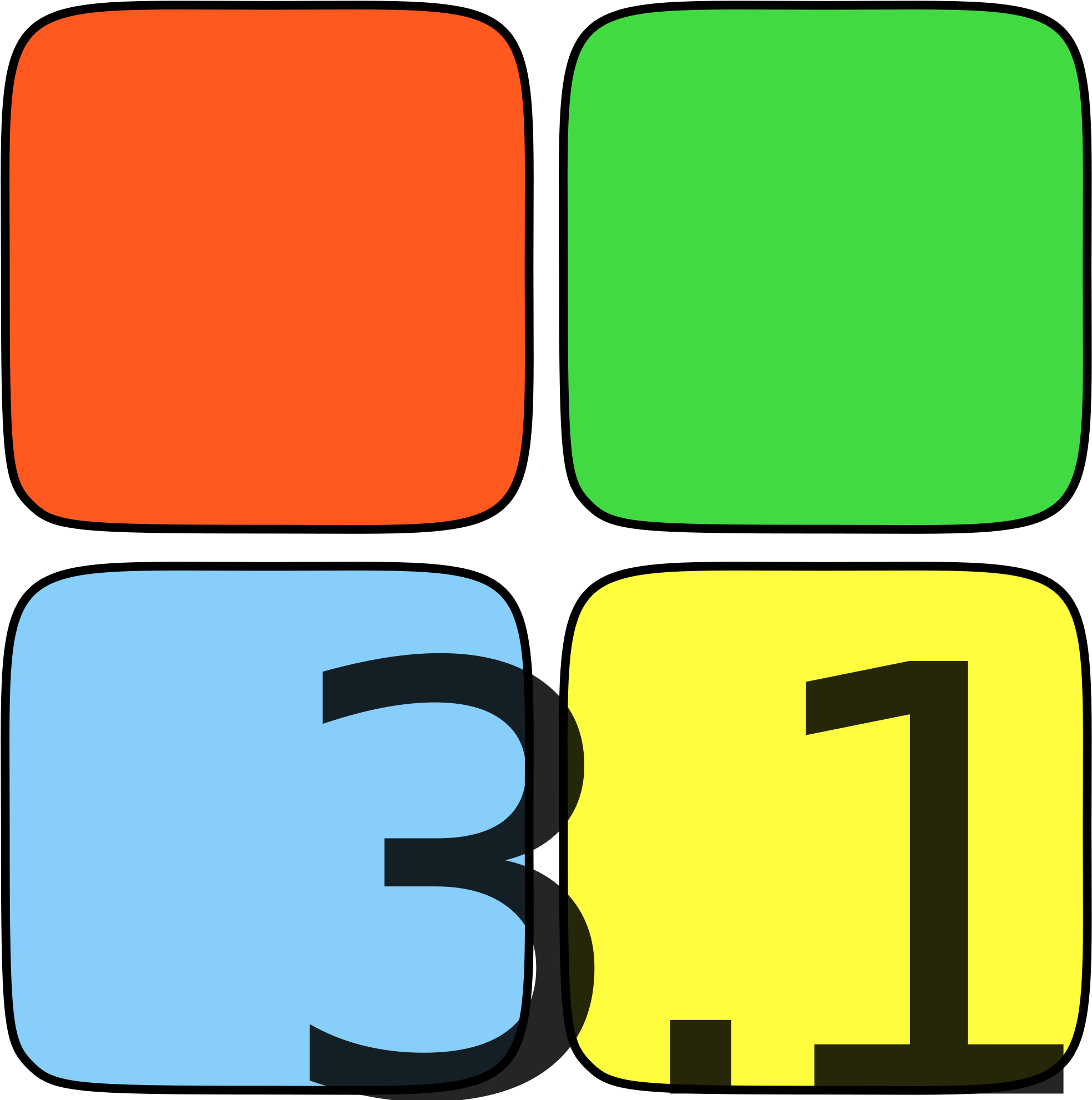 Own Windows Logo Vista - Roblox Logo 2005 (2000x2000)