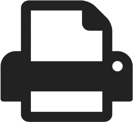 Print - Font Awesome Print Icon (500x500)