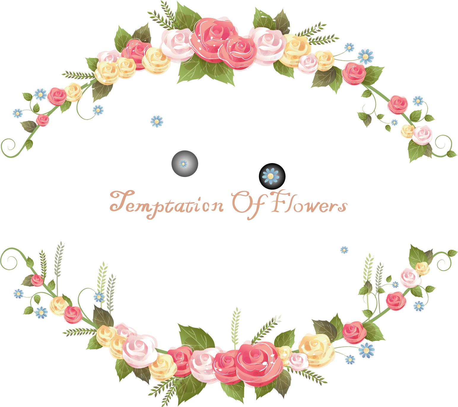 Flower Clip Art - P & R Love (1544x1375)