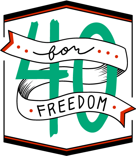 40 For Freedom - 40 For Freedom (500x566)