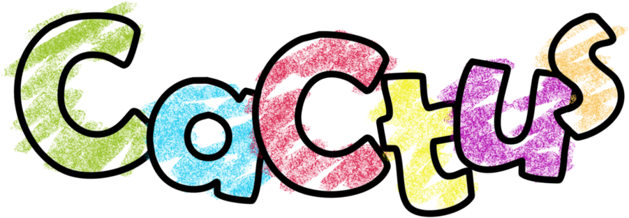 Cactus Word Art - Cactus Word Art (1024x457)