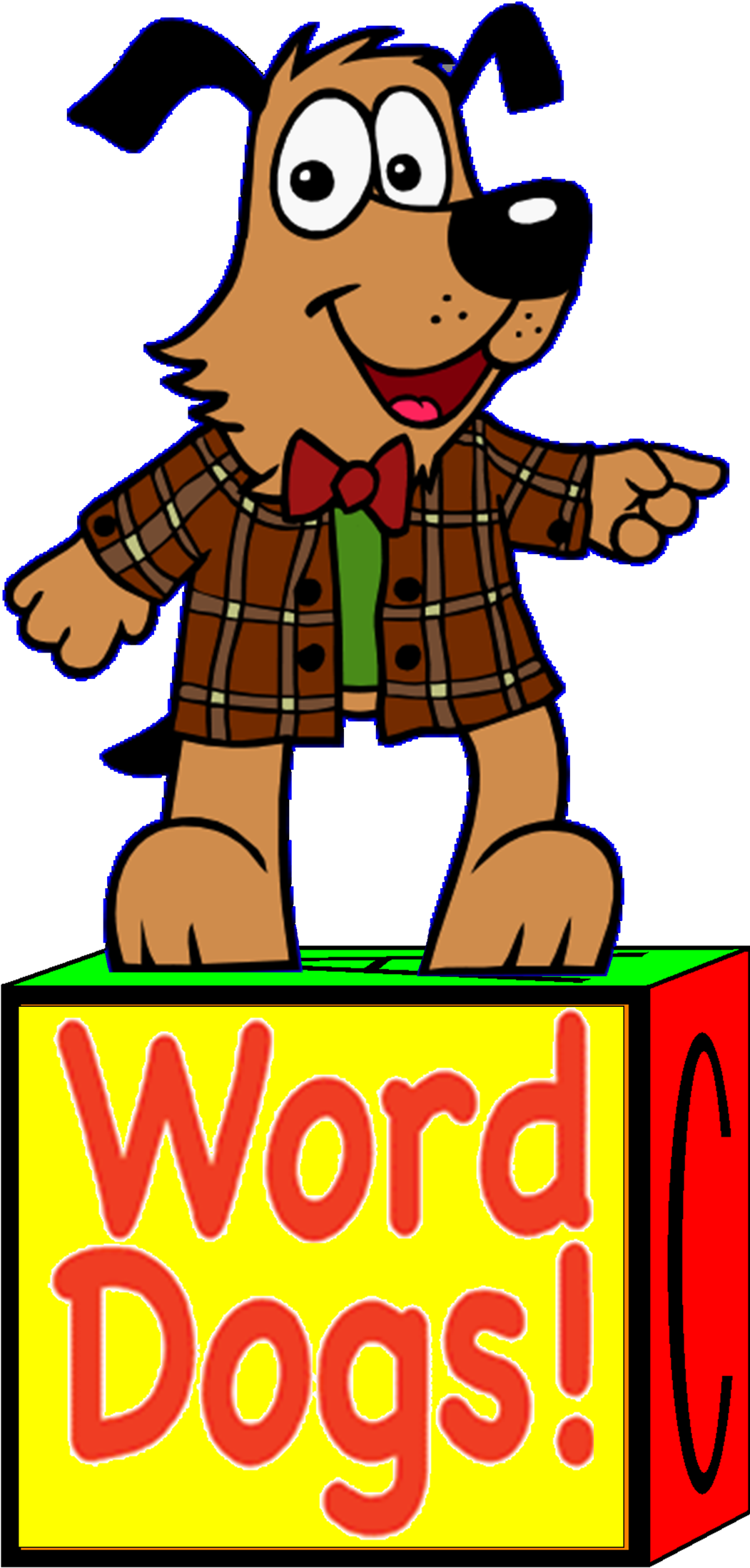 Wordy On Block - Sight Word (1076x2242)