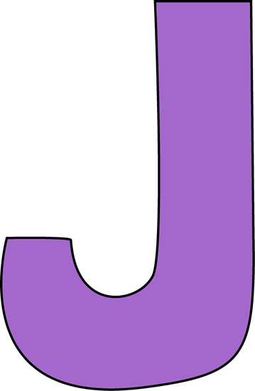 Purple Letter J - Purple Letter J (359x550)