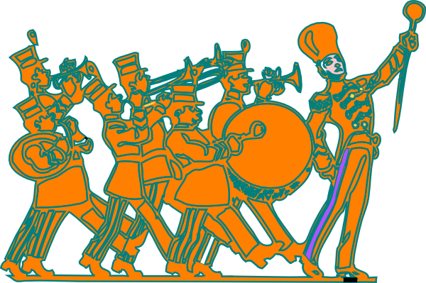 Royalty Free Vector Impressive Idea Band Clipart Marching - Marching Band Png Transparent (600x399)