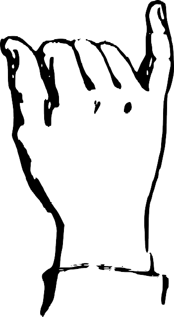 Mute Hand Gesture, Alphabet, Deaf, Hand, Letter, Mute - Deaf Alphabet Y (351x640)