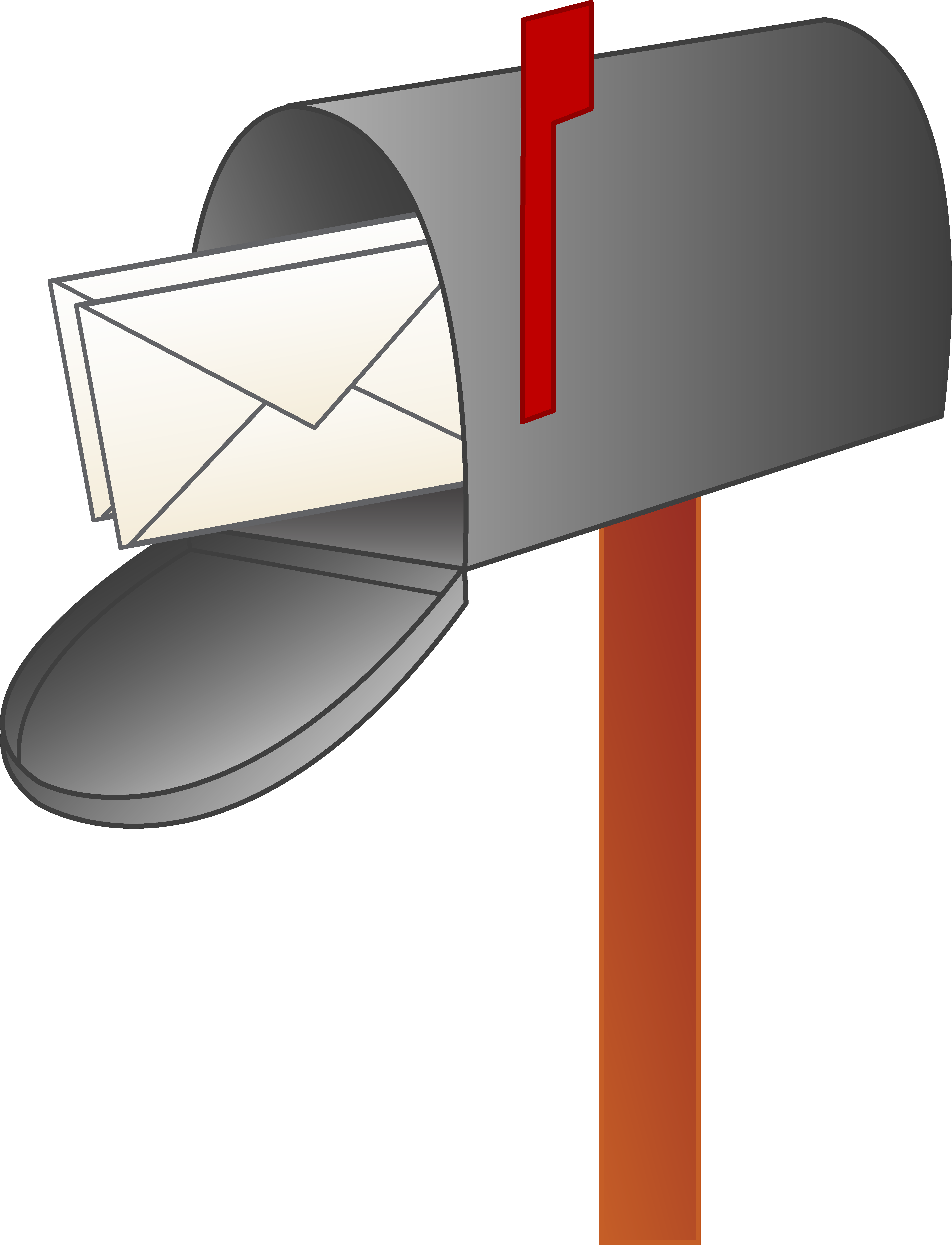 Cartoon Letters Clip Art - Mailbox Clipart (5480x7164)