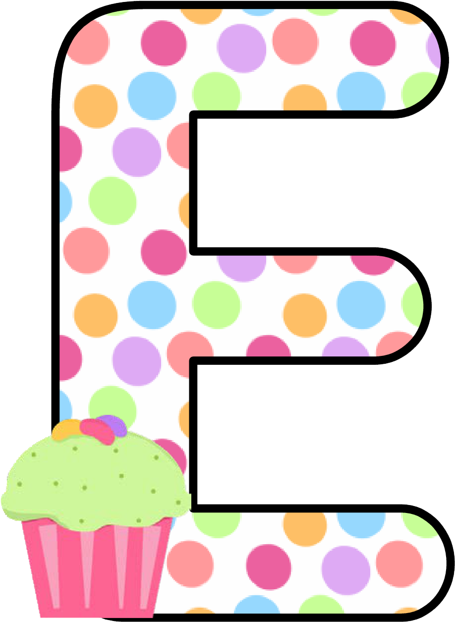 Ch B *✿* Alfabeto Cupcake De Kid Sparkz - Alphabet (1045x1340)