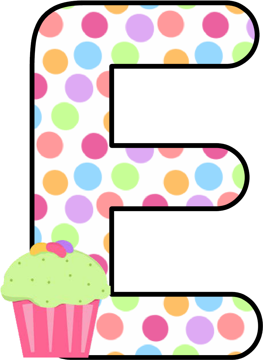 Ch B * * Alfabeto Cupcake De Kid Sparkz - Alphabet - Full Size PNG ...