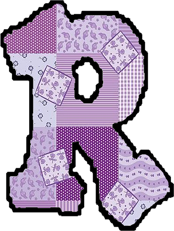 Clip Art - Abecedario Patchwork (595x794)