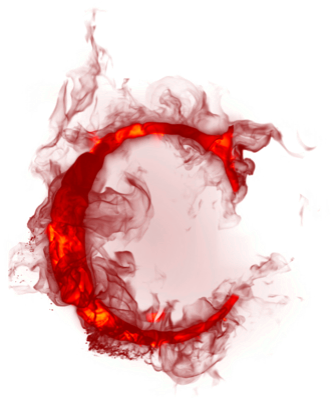 C Alphabet Png - Letter D In Smoke (332x399)