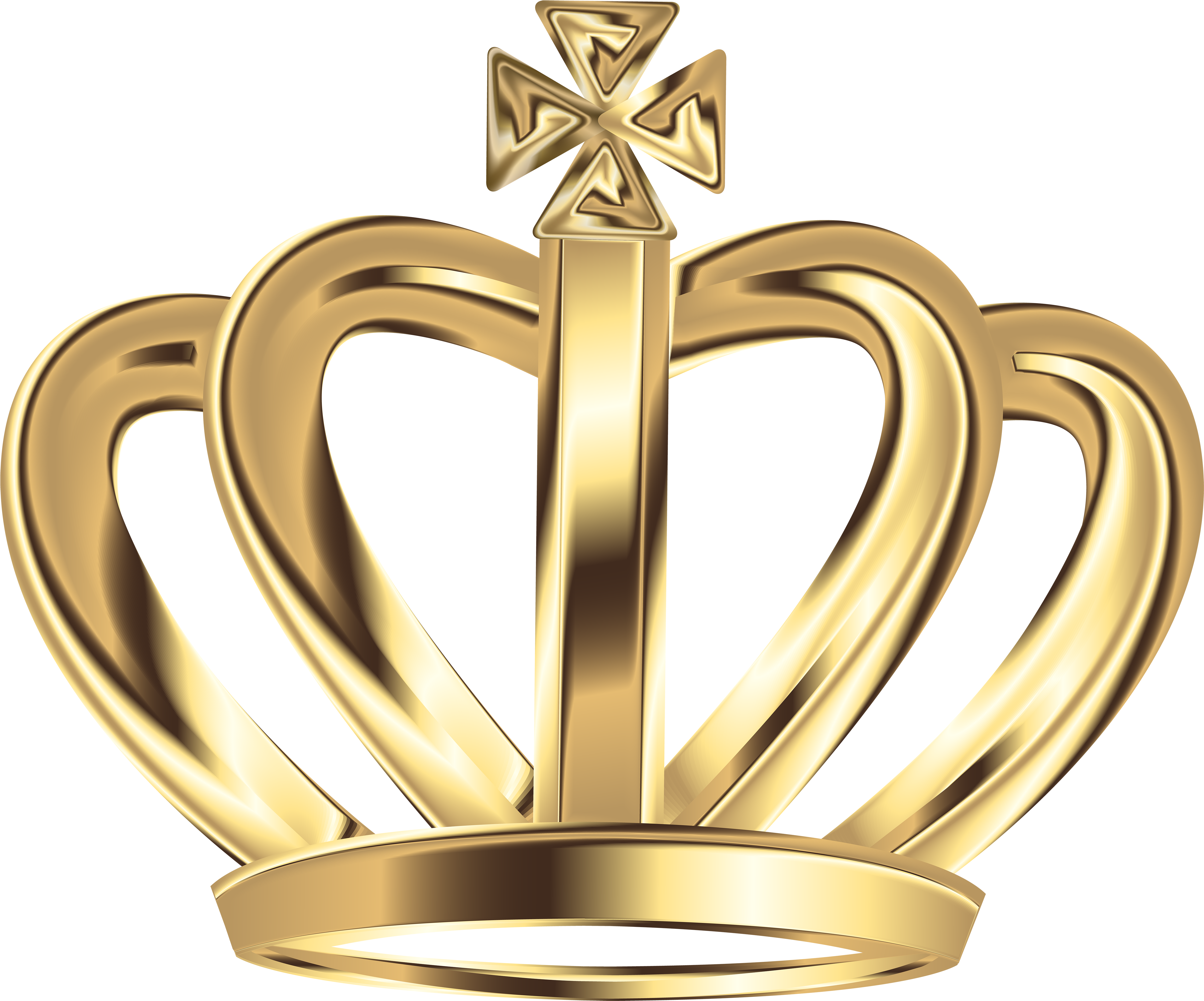 Crown Clipart Gold King - Gold Crown Png (5000x4157)