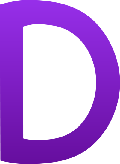 The Letter D - Letter D Clipart (401x550)