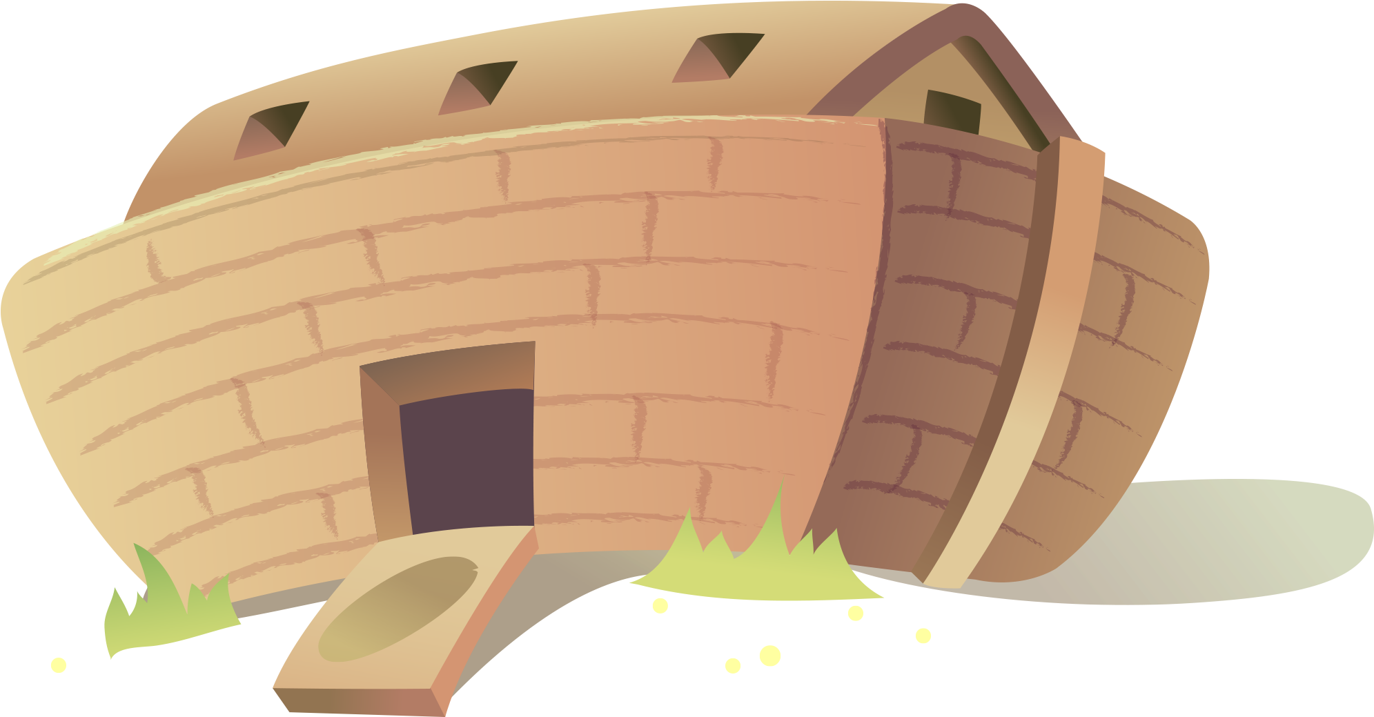 Domestic Pig Brick House - Domestic Pig Brick House (2075x1603)