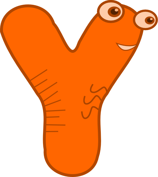 Youtube Letter Alphabet Clip Art - Animal Alphabet Y (536x600)