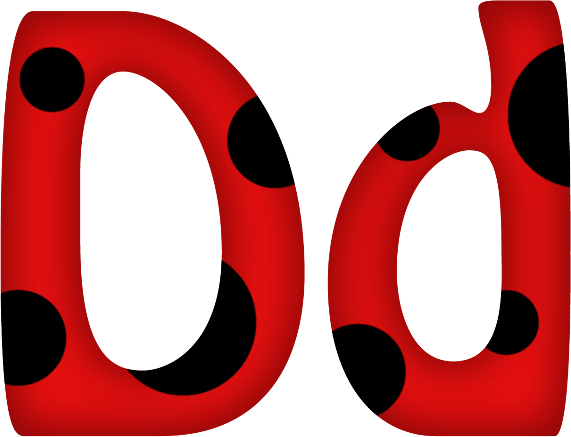 Flores Y Letras Para Decoupage - Letras De Ladybug U (1280x943)